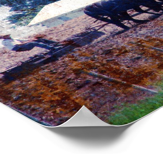 Vintage Teamarbeit Poster (Ecke)