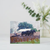Vintage Teamarbeit Postkarte (Stehend Vorderseite)