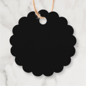 Vintage Teapot Homemade Peppermint Tea Hang Tag Geschenkanhänger (Rückseite)