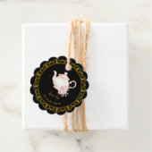 Vintage Teapot Homemade Rose Tea Hang Tag Geschenkanhänger (Beispiel)