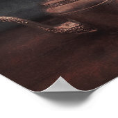 Vintage Teapot Print Poster (Ecke)