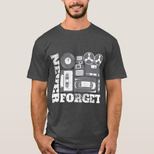 Vintage Technologie für Männer Frauen Vergessen T-Shirt