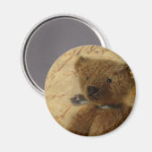 Vintage Ted Magnet (Vorderseite/Rückseite)