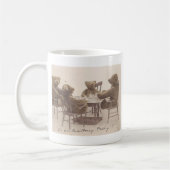 Vintage Teddy-Bären, tun Sie Liebe-Honig? Kaffeetasse (Links)