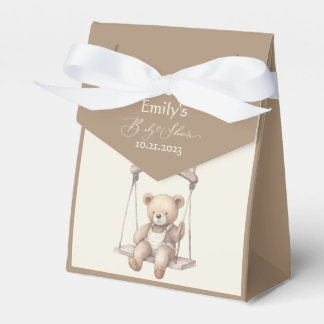 Vintage Teddy Bear Baby Dusche Geschenkschachtel