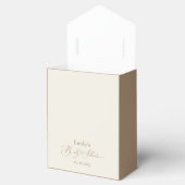 Vintage Teddy Bear Baby Dusche Geschenkschachtel (Geöffnet)