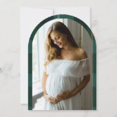 Vintage Teddy Bear Plaid Polo Baby Shower Einladung (Rückseite)