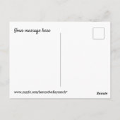 Vintage-Teddy Postkarte (Rückseite)