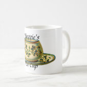 Vintage Tee-Schalen-Tasse Kaffeetasse (VorderseiteRechts)