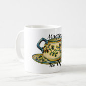Vintage Tee-Schalen-Tasse Kaffeetasse (Vorderseite Links)