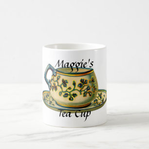 Vintage Tee-Schalen-Tasse Kaffeetasse