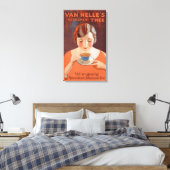 Vintage Teeanstrichwerbung Leinwanddruck (Insitu (Schlafzimmer))