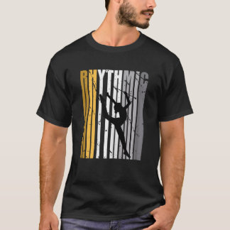 Vintage-Teenager-Rhythmische-Gymnastik-Motivations T-Shirt