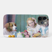 Vintage-Teeparty Case-Mate iPhone Hülle (Rückseite (Horizontal))