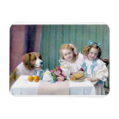 Vintage-Teeparty Magnet (Horizontal)