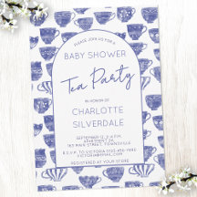 Vintage-Teetasse-Aquarell-Teeparty-Baby-Shower