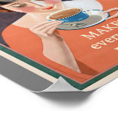 Vintage Teewerbung - Besser Poster (Ecke)