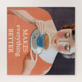 Vintage Teewerbung - Besser Puzzle (Horizontal)