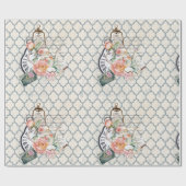 Vintage Teezeit Geschenkpapier (Flach)