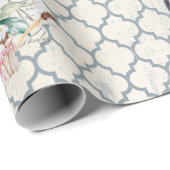 Vintage Teezeit Geschenkpapier (Rolleneckpunkt)