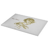 Vintage Teezeit Schneidebrett (Ecke)