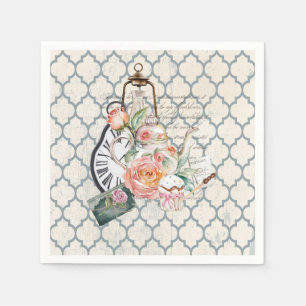 Vintage Teezeit Serviette