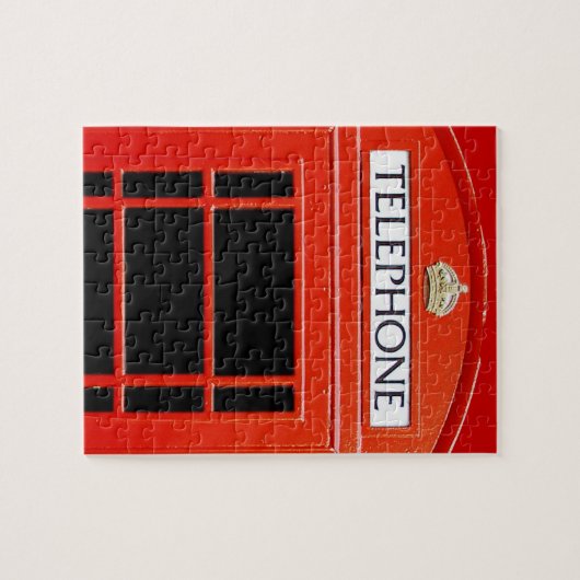 Vintage Telefon Booth Puzzle (Horizontal)