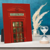 Vintage Telefonbox Fotoplatte (Seite)