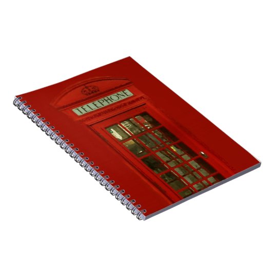 Vintage Telefonbox Notizblock (Rechte Seite)