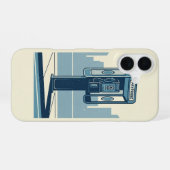 Vintage Telefonkabine iPhone 16 Hülle (Rückseite (Horizontal))