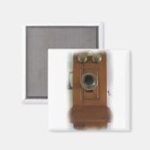 Vintage Telefonmagnet Magnet (Vorderseite/Rückseite)
