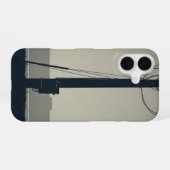 Vintage Telefonmastenbasis iPhone 16 Hülle (Rückseite (Horizontal))