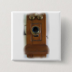 Vintage Telefonschaltfläche Button
