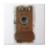 Vintage Telefonzelle Fliese (Vorderseite)