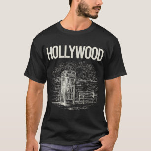 Vintage Telefonzelle Hollywood T-Shirt