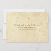 Vintage Telegramm-Einladungskarte Einladung (Rückseite)