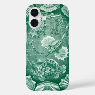 Vintage Teleostei-Schalen und Fische von Ernst Hae iPhone 16 Hülle