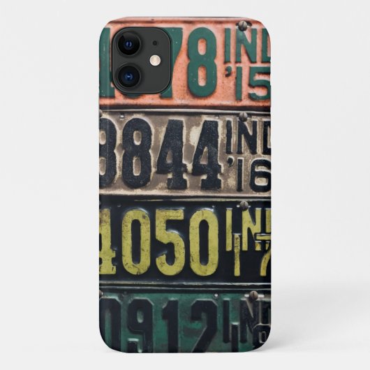 Vintage Teller Case-Mate iPhone Hülle (Rückseite)