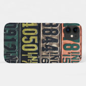 Vintage Teller Case-Mate iPhone Hülle (Rückseite (Horizontal))