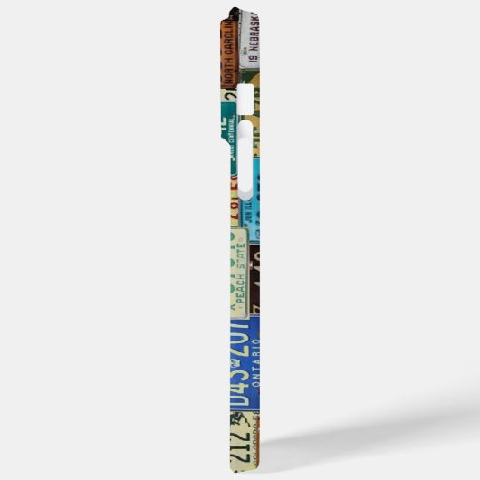 Vintage Teller Case-Mate iPhone Hülle (Rückseite / Links)