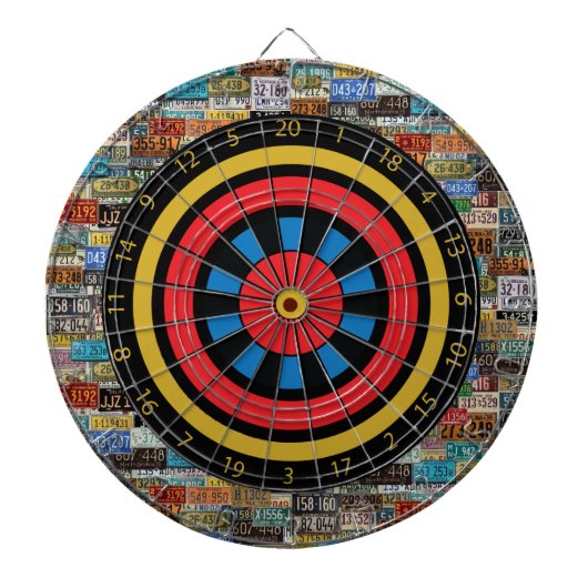 Vintage Teller Dartscheibe (vorne)