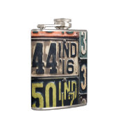 Vintage Teller Flachmann (Rechts)