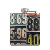 Vintage Teller Flachmann (Rückseite)