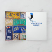 Vintage Teller für 103. Geburtstag Karte (Innenseite)