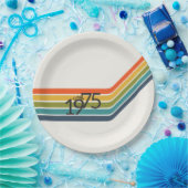 Vintage Teller für Retro-Design-Papiere 1975 (Party)