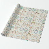 Vintage Teller Geschenkpapier (Ungerollt)