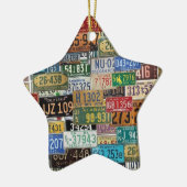 Vintage Teller Keramikornament (Links)