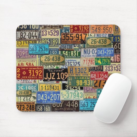 Vintage Teller Mousepad (Mit Mouse)