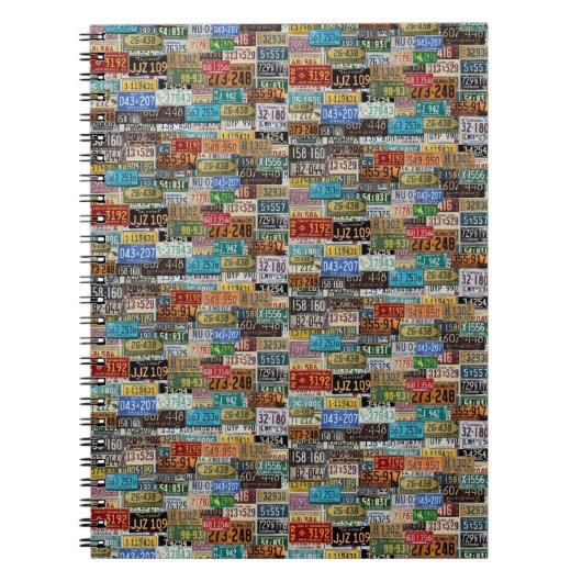 Vintage Teller Notizblock (Vorderseite)