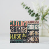 Vintage Teller Postkarte (Stehend Vorderseite)